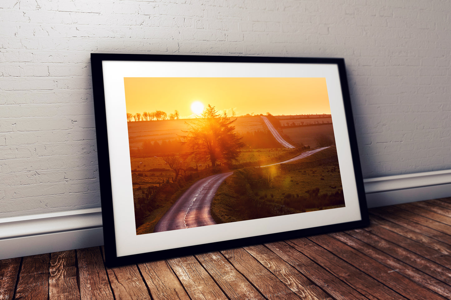 Devon countryside wall art decor – Dartmoor sunrise printable photo
