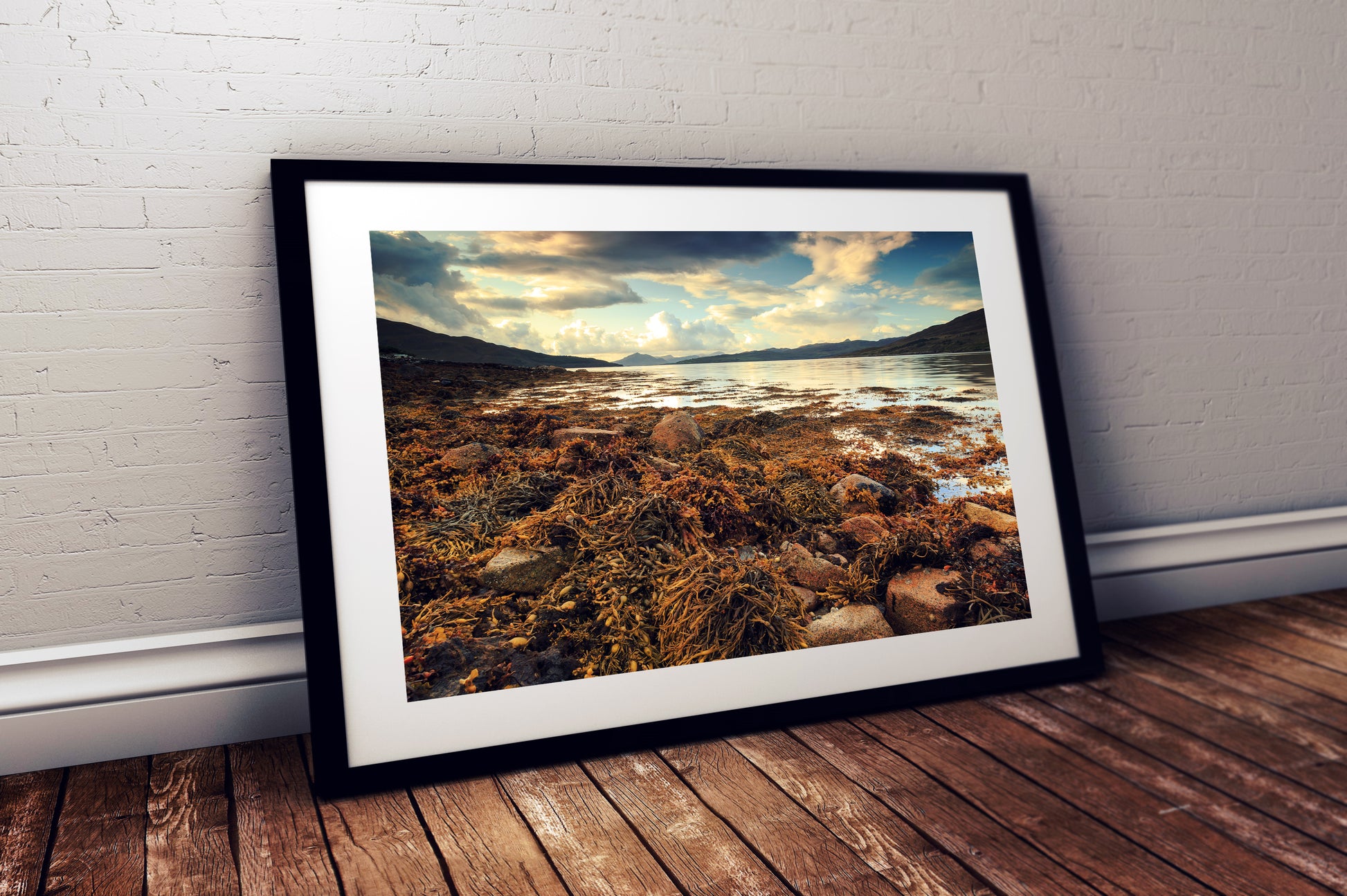 Scotland coastal wall art decor – Loch na Cairidh printable photo