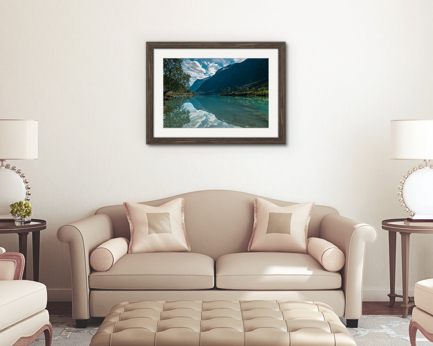 Norway landscape wall art decor – Lovatnet Lake printable photo
