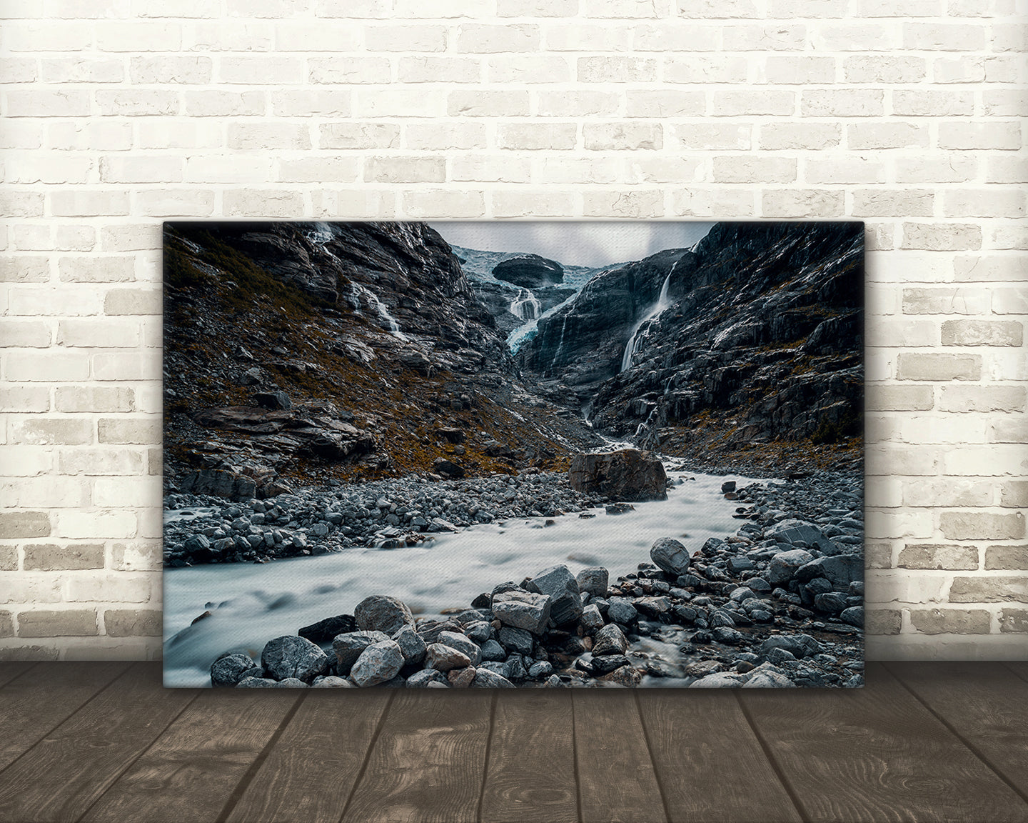 Digital download of Kjenndal Glacier Norway landscape