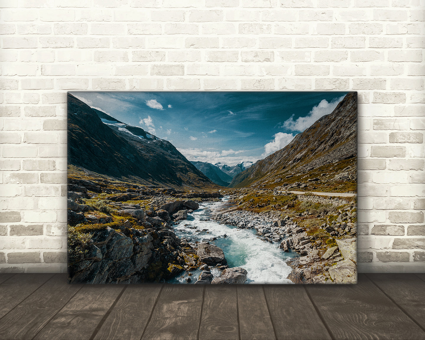 Digital download of Gamle Strynefjellsvegen Norway mountain river