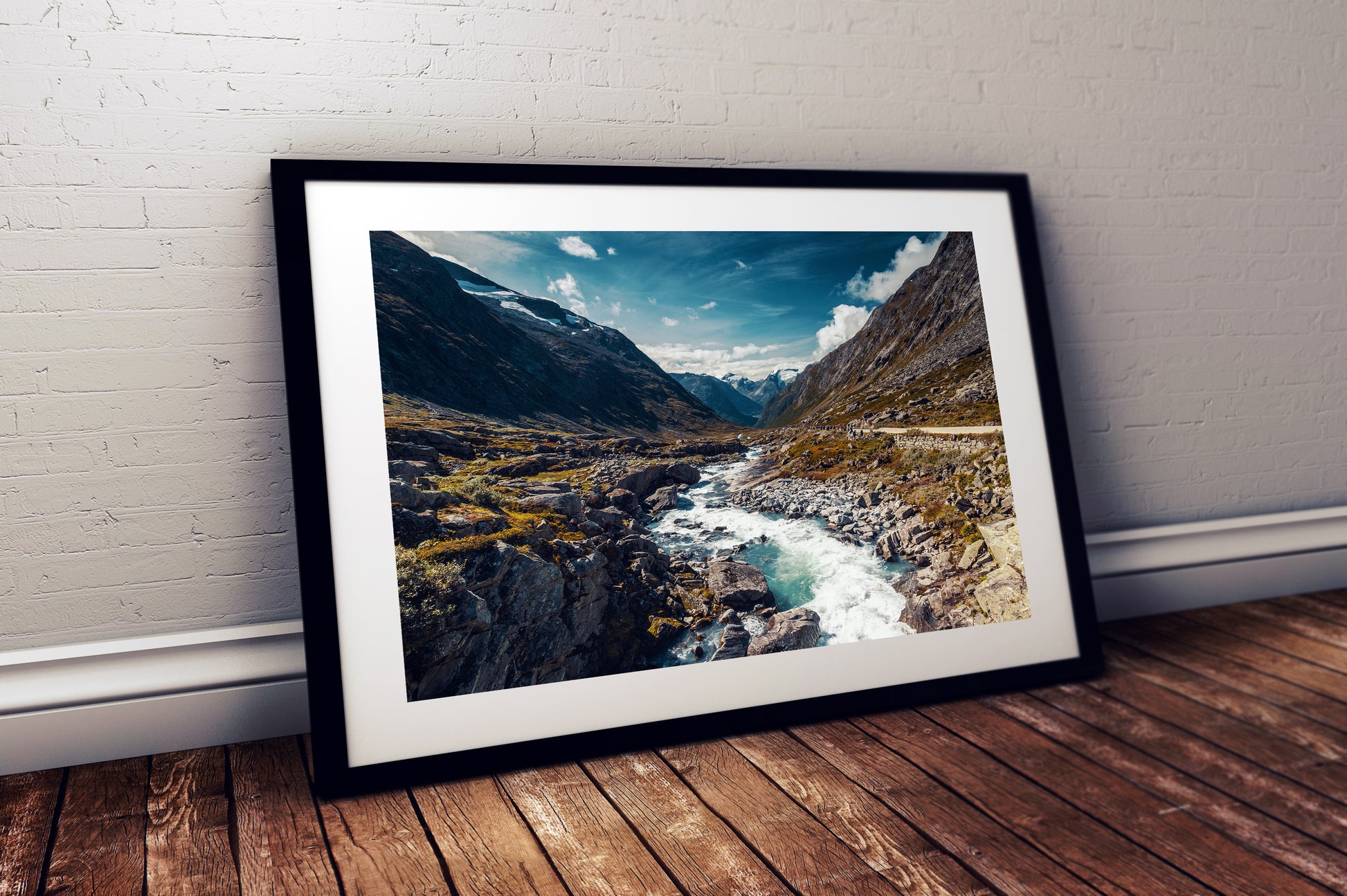 High-resolution photograph of Gamle Strynefjellsvegen Norway landscape