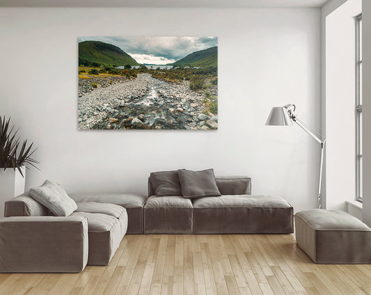 Rocky river flowing to Wast Water Lake District