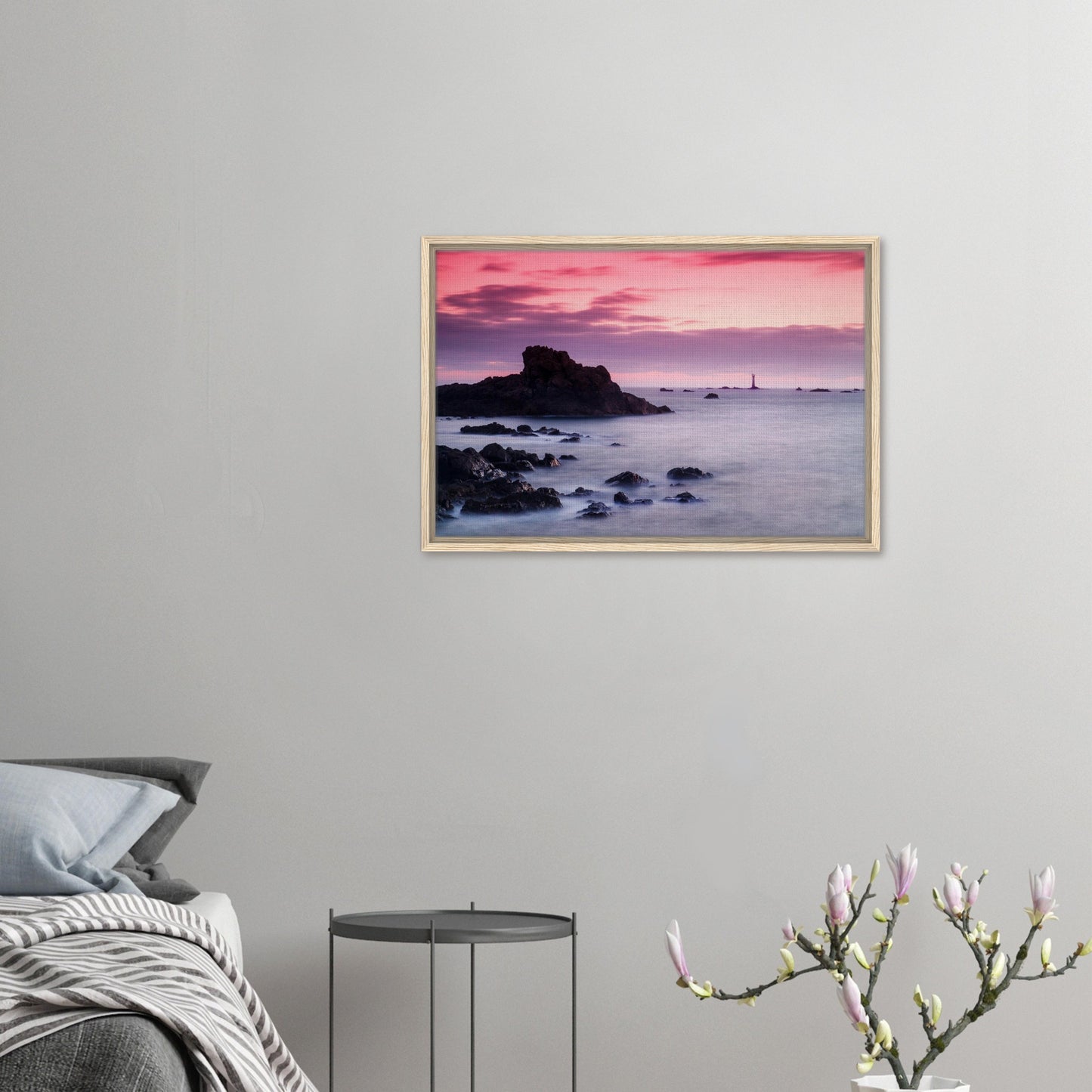 Les Hanois at dusk captured in atmospheric canvas wall art