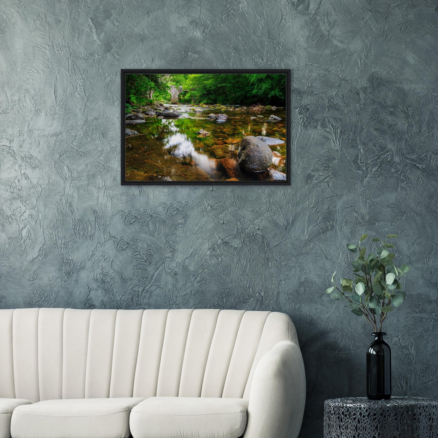 Dartmoor wall art featuring peaceful River Dart composition
