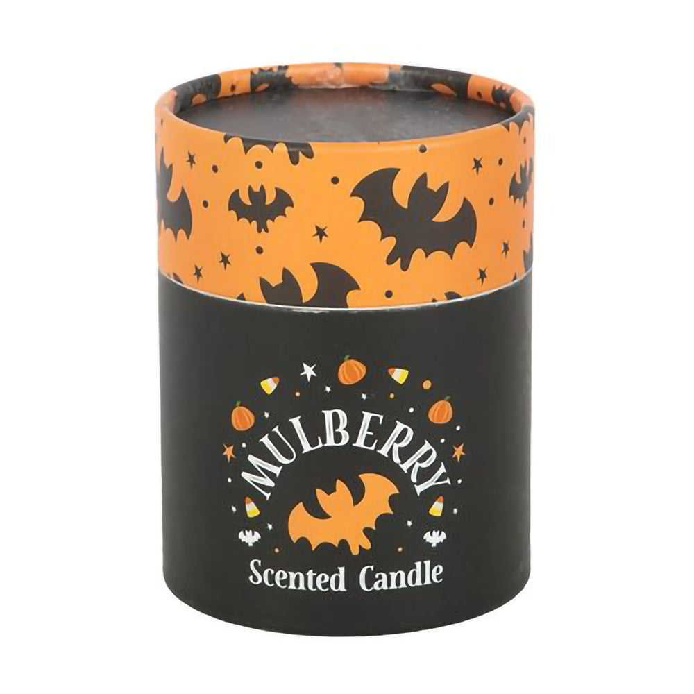 Fragrant mulberry bat candle for seasonal and gothic interior styling