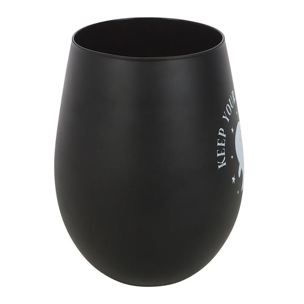 500ml stemless glass for Halloween parties and autumn drinks