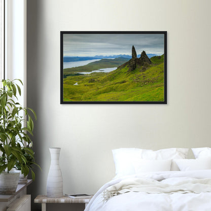 Scotland’s Old Man of Storr captured in fine art canvas