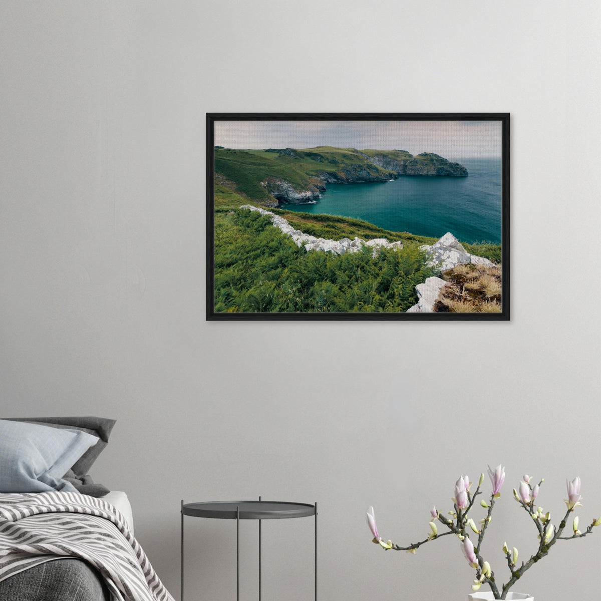 Trethevy Tintagel Cornwall framed canvas