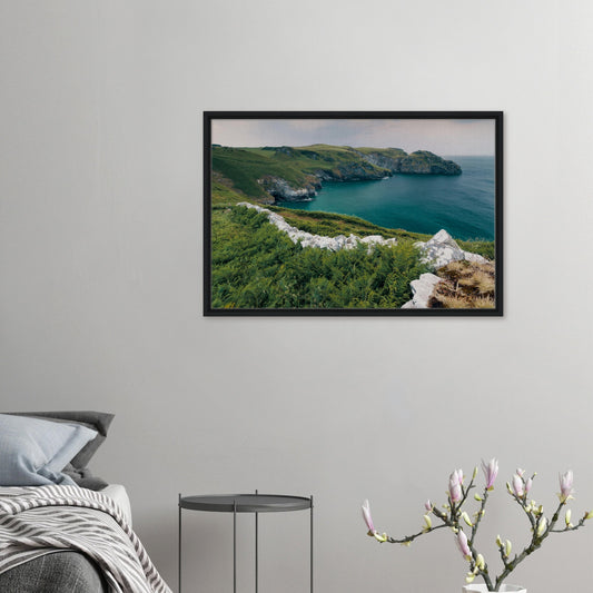 Trethevy Tintagel Cornwall framed canvas