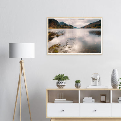 Scenic Scottish Highlands framed print of Loch Shiel lake