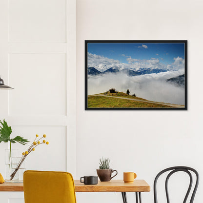 Panoramic alpine scene of Austrian mountains in high-quality frame