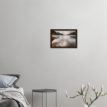 Quiet moment by Loch Shiel framed print