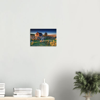 Nun’s Cross Farm in morning light, Dartmoor National Park canvas artwork.
