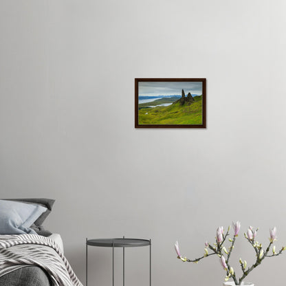 The Old Man of Storr in rugged Skye terrain wall decor