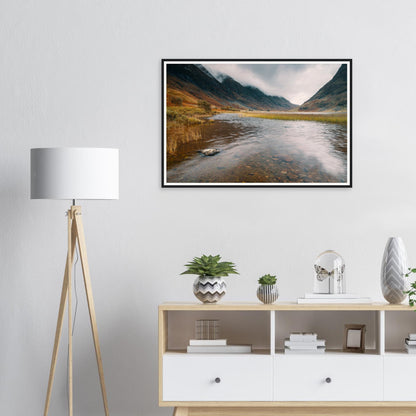 Framed print of Loch Achtriochtan in Glencoe Scotland