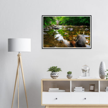 Framed print of Newbridge on the River Dart in Dartmoor