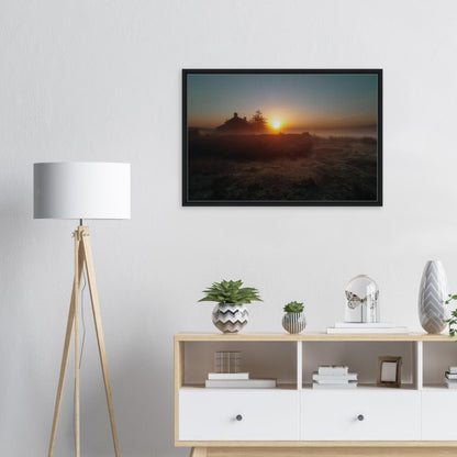 Tranquil moorland sunrise canvas from Dartmoor
