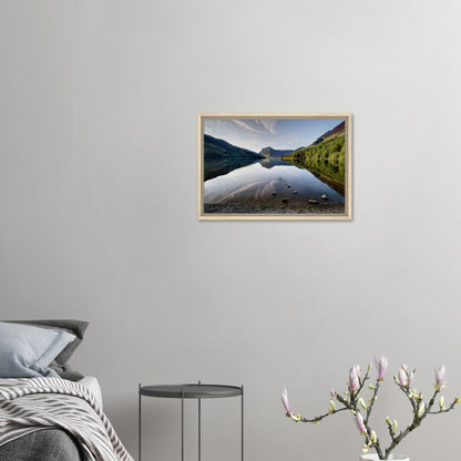 Reflections on Buttermere Lake canvas