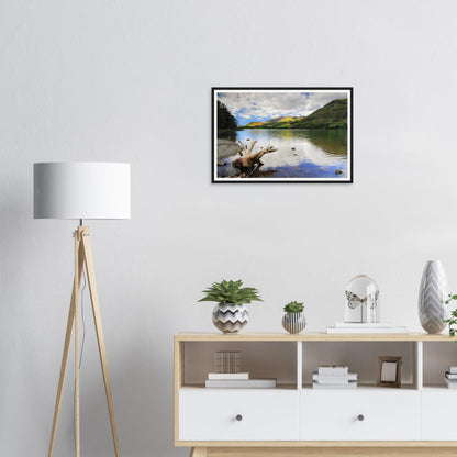 Scenic framed wall art of Buttermere in Cumbria’s Lake District