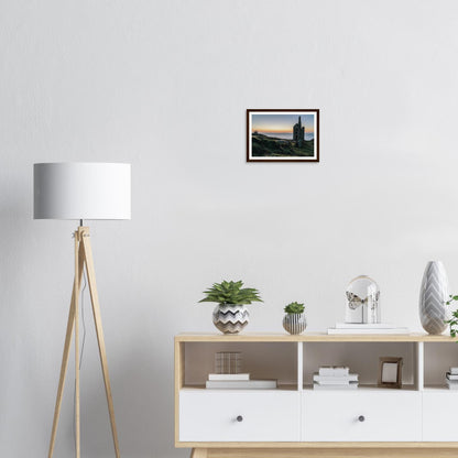 Scenic framed print of Cornwall’s Wheal Owles coastal ruins