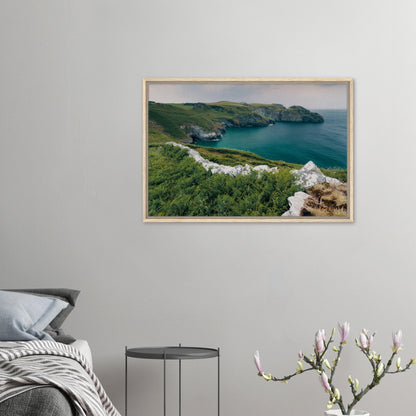 Serene coastal scene from Tintagel