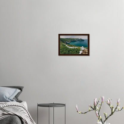 Scenic North Cornish coast wall canvas