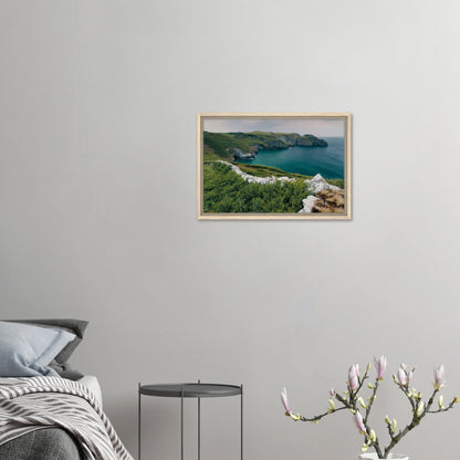 North Cornwall coastal landscape canvas