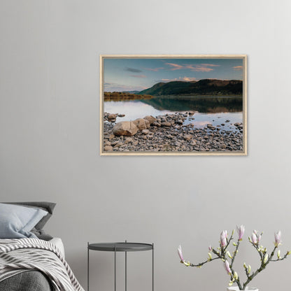 Lake District wall art featuring Bassenthwaite at sunset