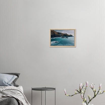 Dramatic cliffs of Mullion Cove Cornwall print