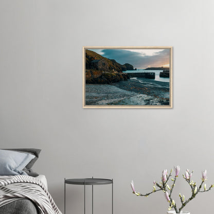 Soft colours of dusk at Mullion Cove
