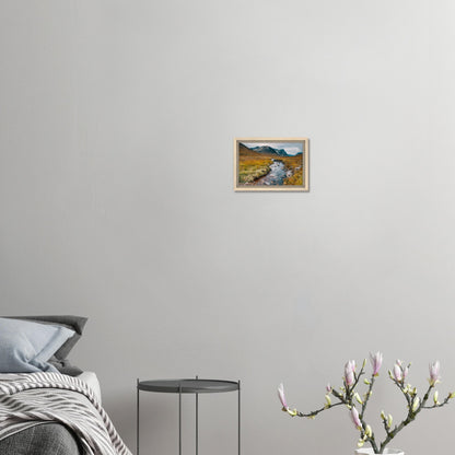 Rugged Scottish landscape wall art print