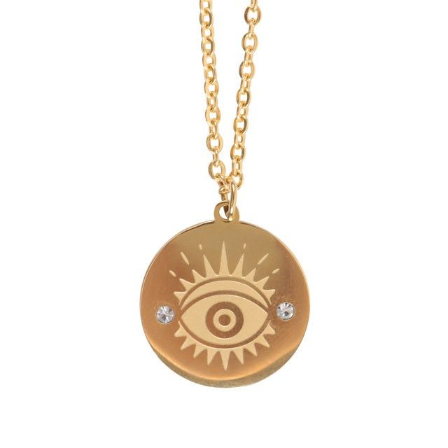 Give the gift of protection and good fortune with this stunning All Seeing Eye Necklace.