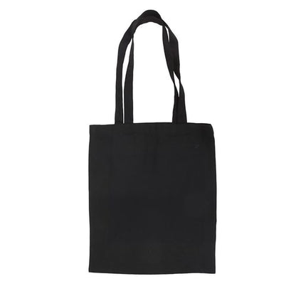 Black tote featuring cute ghost design and seasonal slogan
