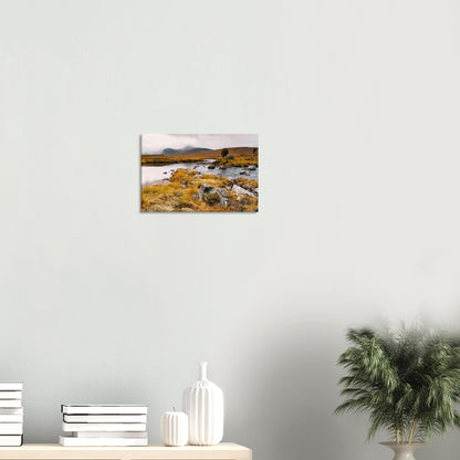 Atmospheric Scottish landscape with Loch Ba reflections