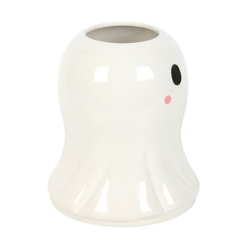 Decorative ghost vase for floral arrangements and spooky styling