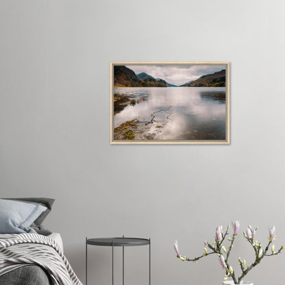 Serene Loch Shiel with distant mountains print
