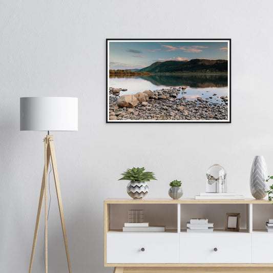 Framed print of Bassenthwaite Lake in the Lake District Cumbria