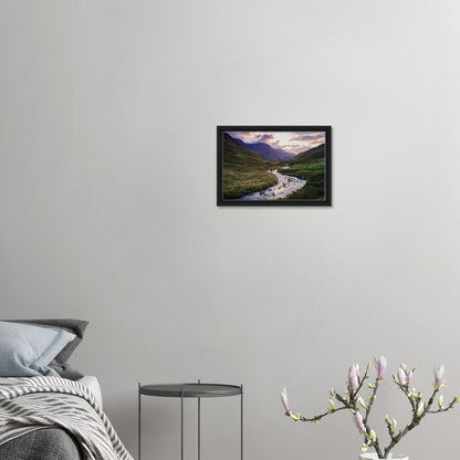 Canvas artwork capturing Honister Pass at end of day