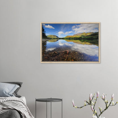 Underwater lakebed detail at Buttermere in framed landscape print