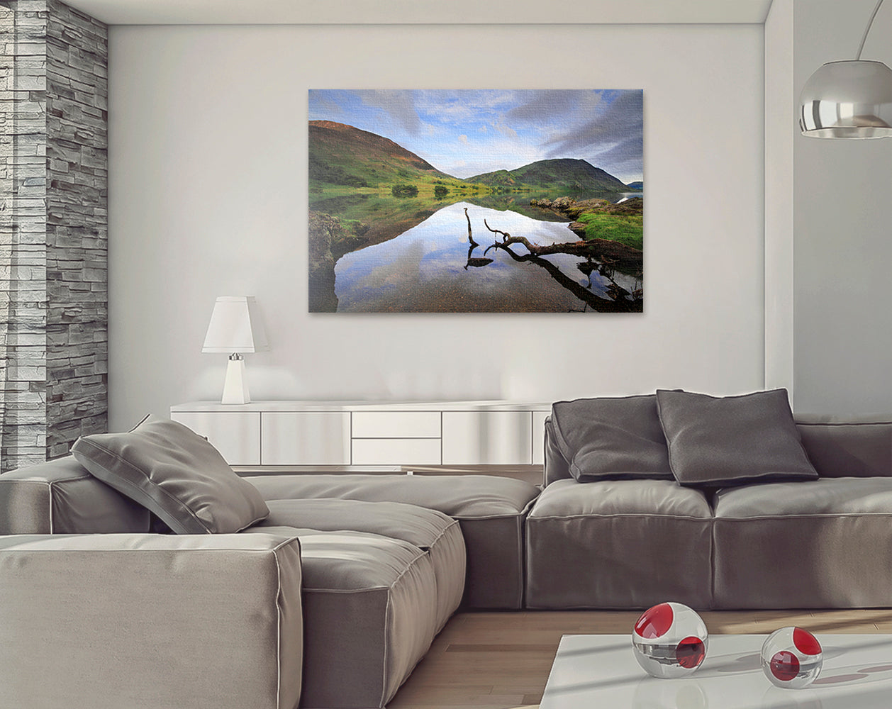 Riverscape, Crummock Water, Lake District