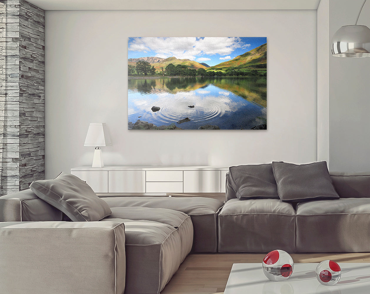 Riverscape, Buttermere Lake, Lake District