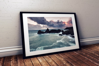 Cornwall coastal wall art decor – Kynance Cove printable photo
