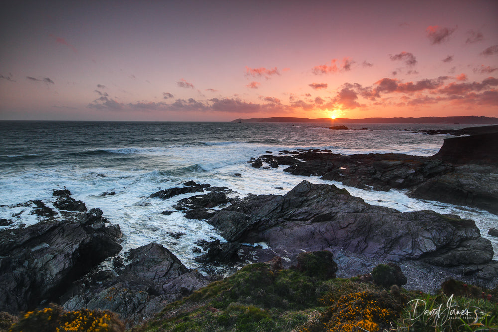 Sunset, Heybrook Bay, Plymouth