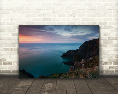 High-resolution photograph of Baggy Point, North Devon