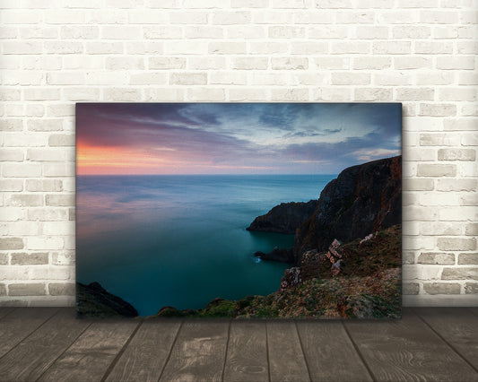 High-resolution photograph of Baggy Point, North Devon
