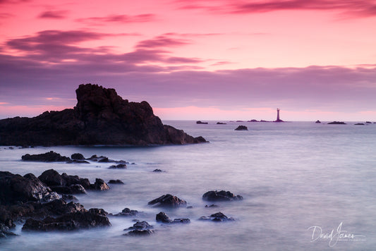 Sunset, Les Hanois Lighthouse, Guernsey