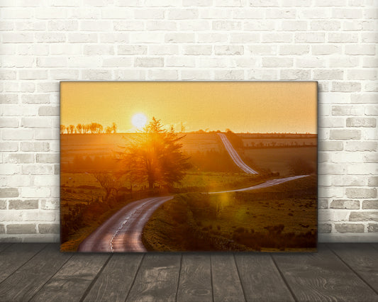 High-resolution landscape photograph of Dartmoor at dawn
