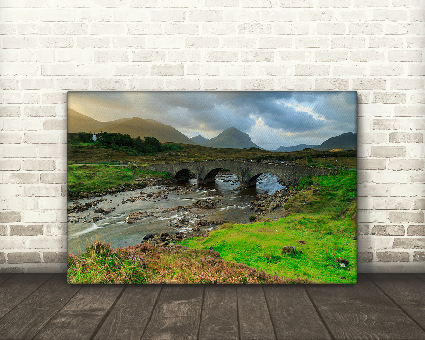 Riverscape, Sligachan Old Bridge, Isle of Skye, Scotland