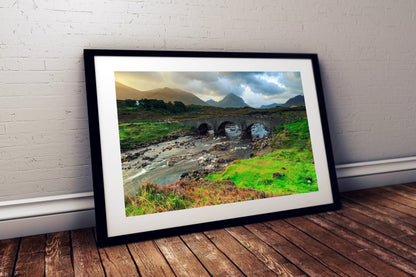 Riverscape, Sligachan Old Bridge, Isle of Skye, Scotland